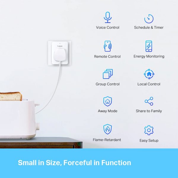 TP-Link Tapo Smart Plug with Energy Monitoring (4-Pack), Whi... - Image 5