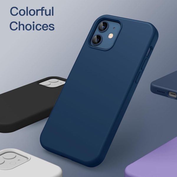 JETech Silicone Case for iPhone 12/12 Pro 6.1-Inch, Silky-So... - Image 7