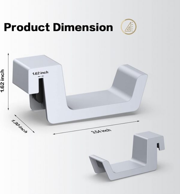 NexiGo PS5 Headphone Holder, [Minimalist Design] Mini Headph... - Image 5