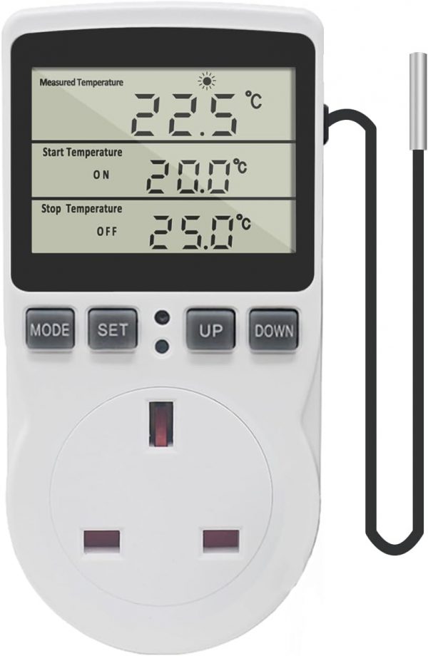 KETOTEK Digital Thermostat Plug Socket Temperature Controlle... - Image 2