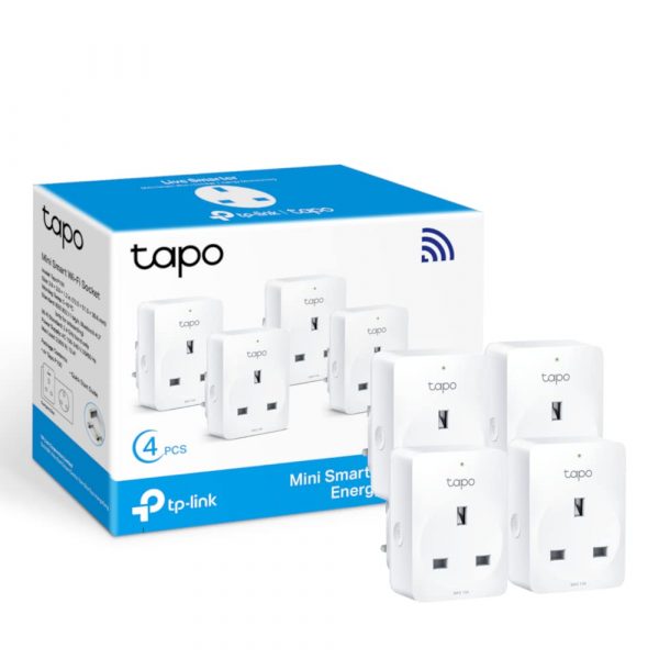 TP-Link Tapo Smart Plug with Energy Monitoring (4-Pack), Whi... - Image 3