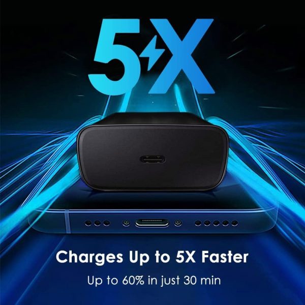 25W Samsung Fast Charger Plug With 1.2M USB C Cable Compatib... - Image 3