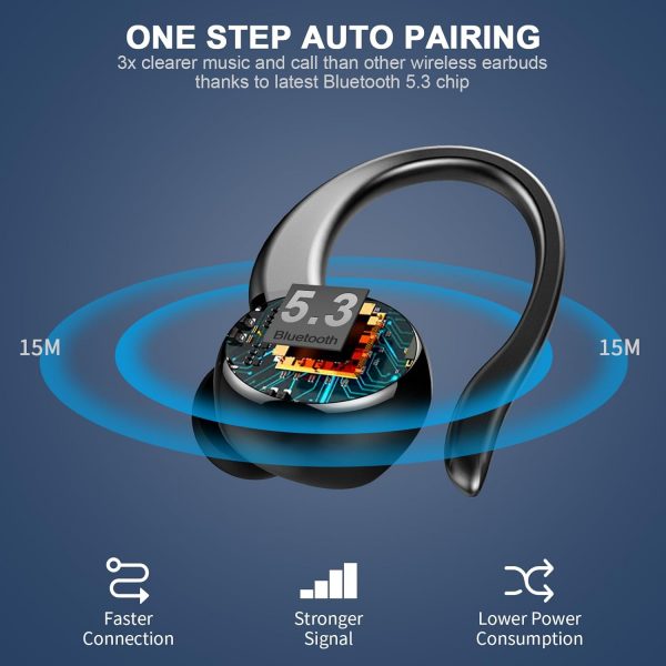 Wireless Earbuds, Bluetooth 5.4 Headphones with 4 ENC Noise ... - Image 3