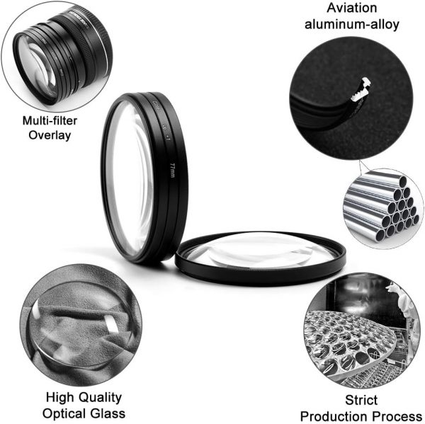 Fotover 4-Piece Macro Filter Kit (+1, +2, +4, +10) Close-up ... - Image 3