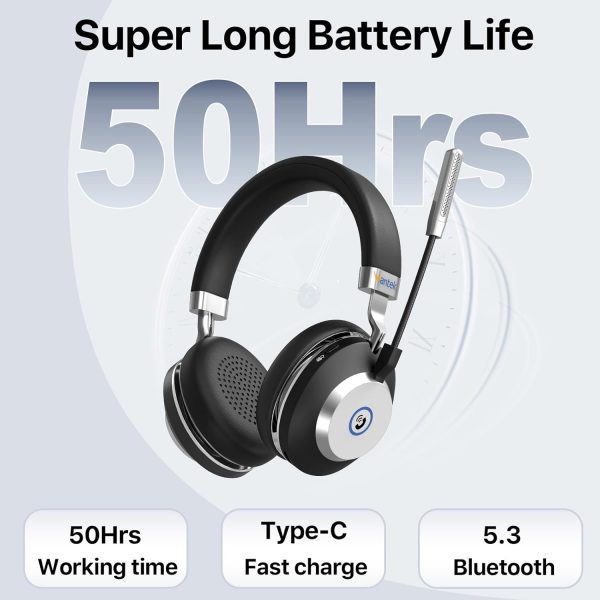 Wireless Bluetooth Headset with Microphone | Noise Cancellin... - Image 5