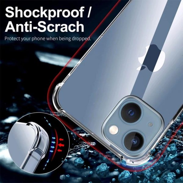DEREAFF Clear Case for iPhone 14 (6.1-Inch), 14 Clear Case S... - Image 4