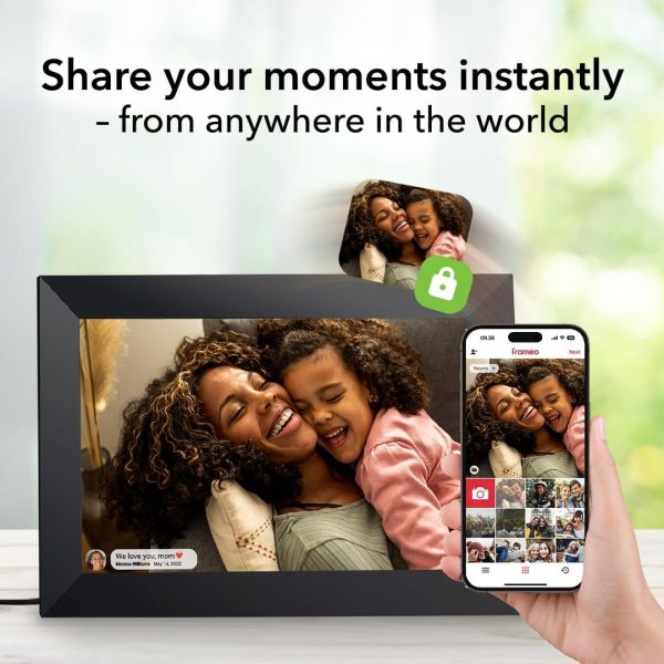 ARJudy Digital Photo Frame 10.1IN, Wifi Frameo Electronic Pi... - Image 3