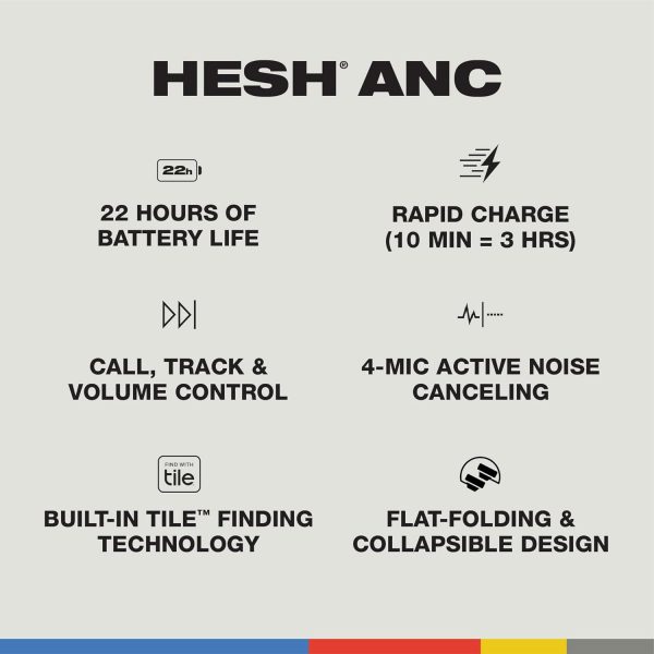 Skullcandy Hesh ANC Wireless Over-Ear Bluetooth Headphones, ... - Image 3