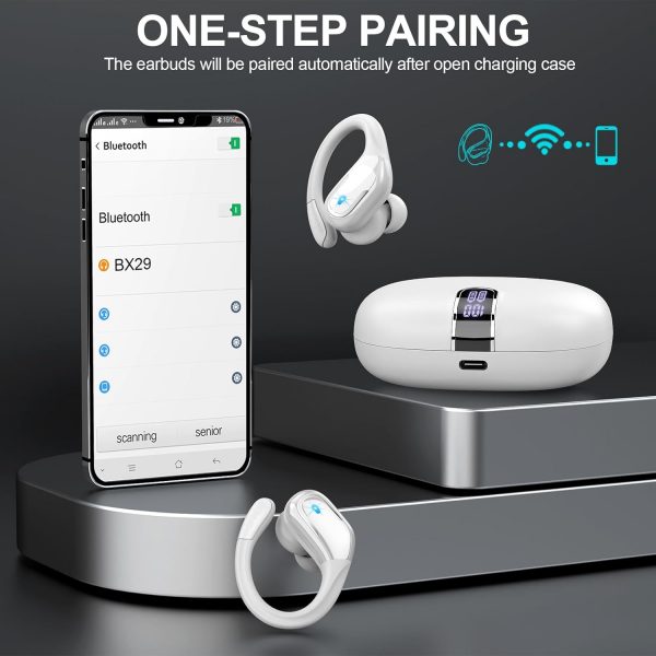 Wireless Earbuds, Bluetooth 5.4 Headphones Sport, 75H Hi-Fi ... - Image 9