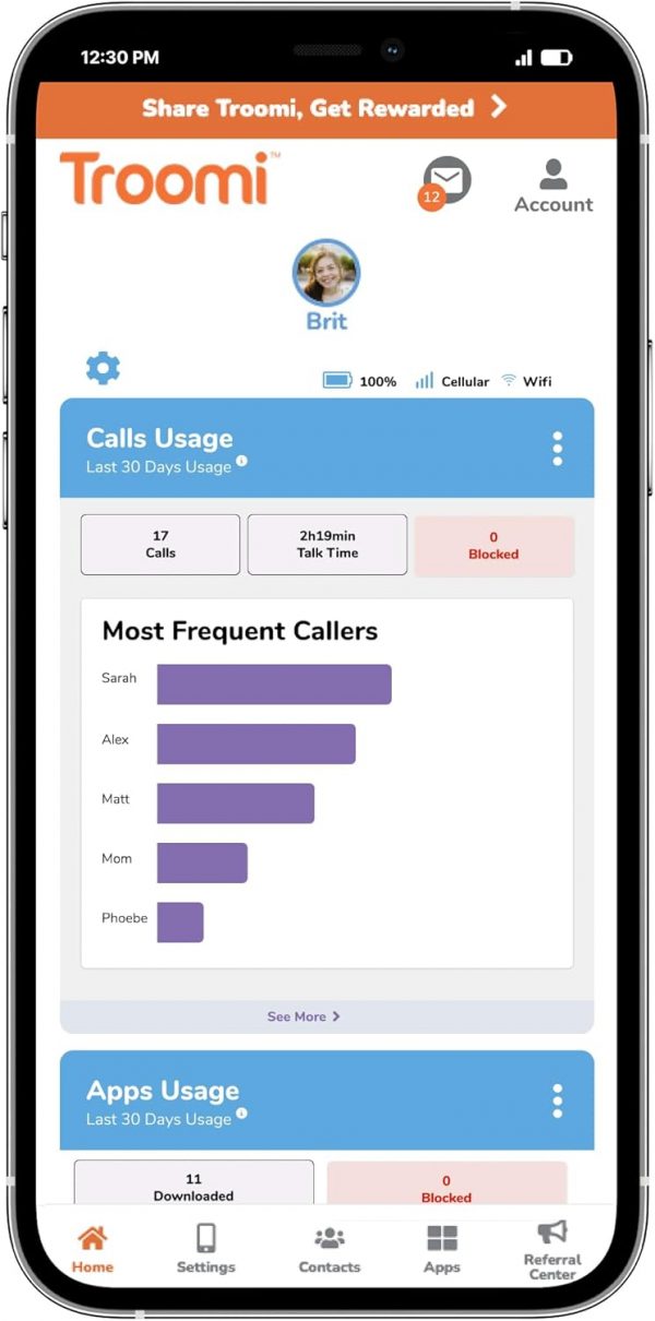 Troomi, Kids Phone, Parental Controls, GPS Tracking, Content... - Image 7