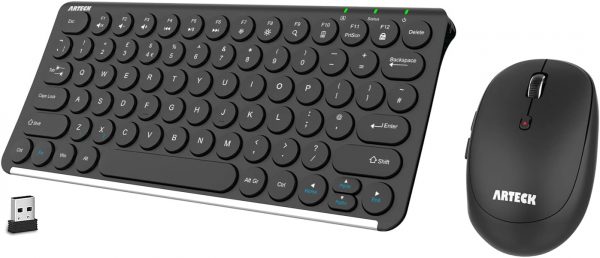 Arteck 2.4G Wireless Keyboard and Mouse Combo Ultra Compact ... - Image 2
