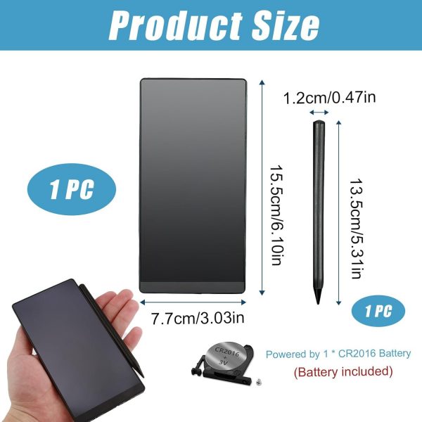 6.5" LCD Writing Tablet for Adults Reusable Digital Notepad ... - Image 7