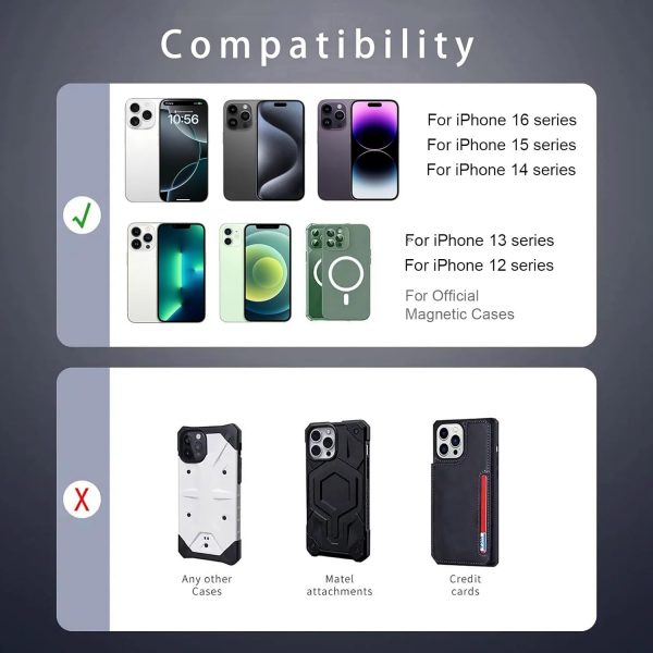 20W Wireless Car Charger, Compatible With Magsafe Car Mount,... - Image 6