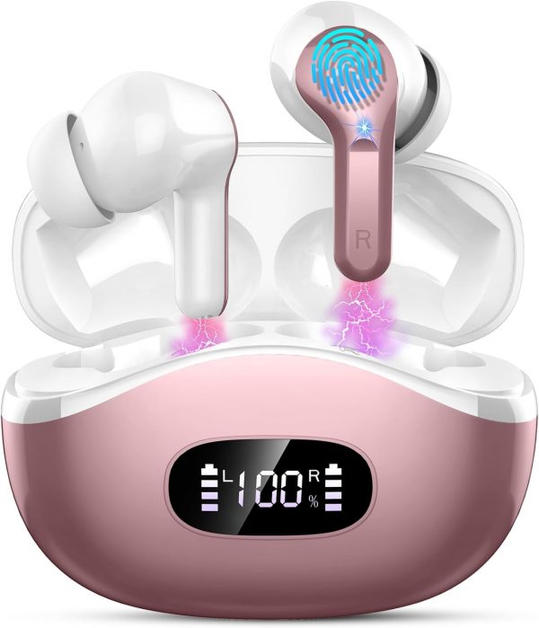 Wireless Earbuds, Bluetooth 5.4 Headphones Sport, 75H Hi-Fi ... - Image 5