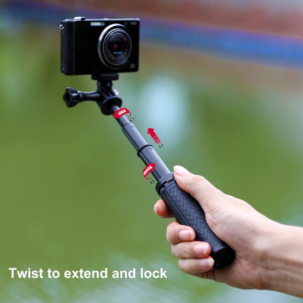 SOONSUN Mini Extendable Selfie Stick for GoPro, Portable Han... - Image 8