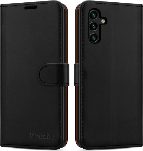 iCatchy for Samsung Galaxy A14 5G / A14 4G Case Leather Wall... - Image 2