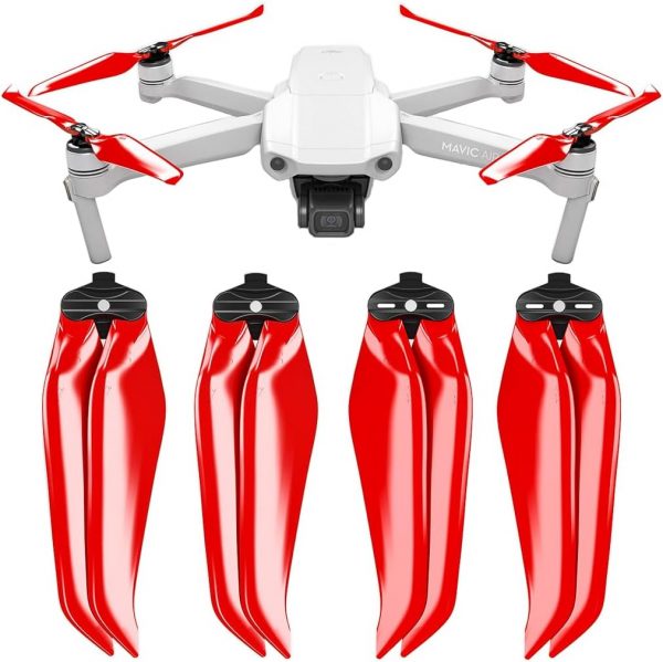 Master Airscrew Stealth Propellers for DJI Mavic Air 2 - Red...