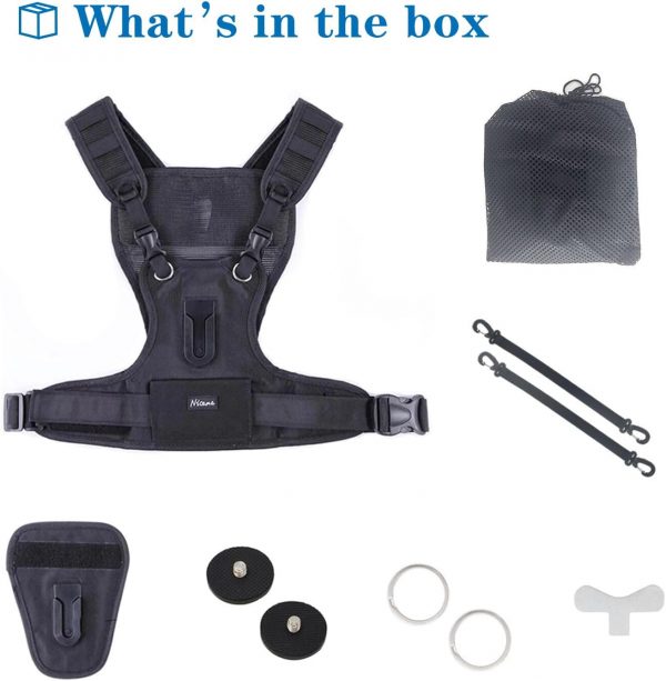 Nicama NC-VEST Dual Camera Carrier Chest Harness Vest for Ca... - Image 3
