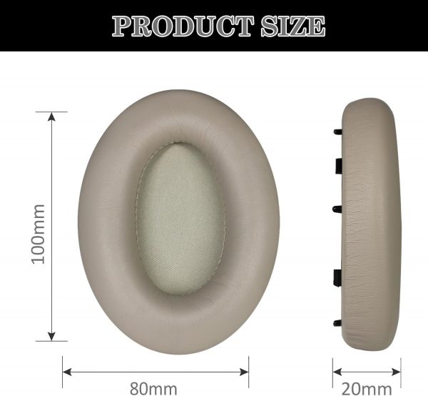 Aiivioll Replacement Ear Pads Protein PU Leather Memory Foam... - Image 5