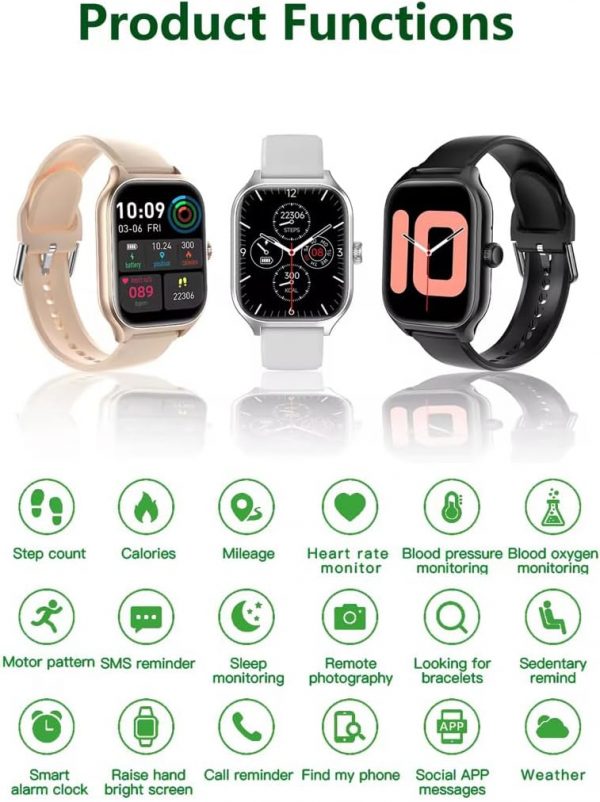 Vuult V4 Smart Watch, Smart Mens Watch, Fitness Watch, Smart... - Image 3