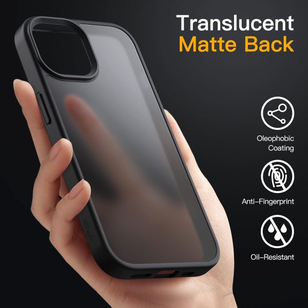 JETech Matte Case for iPhone 13 6.1-Inch, Shockproof Militar... - Image 5
