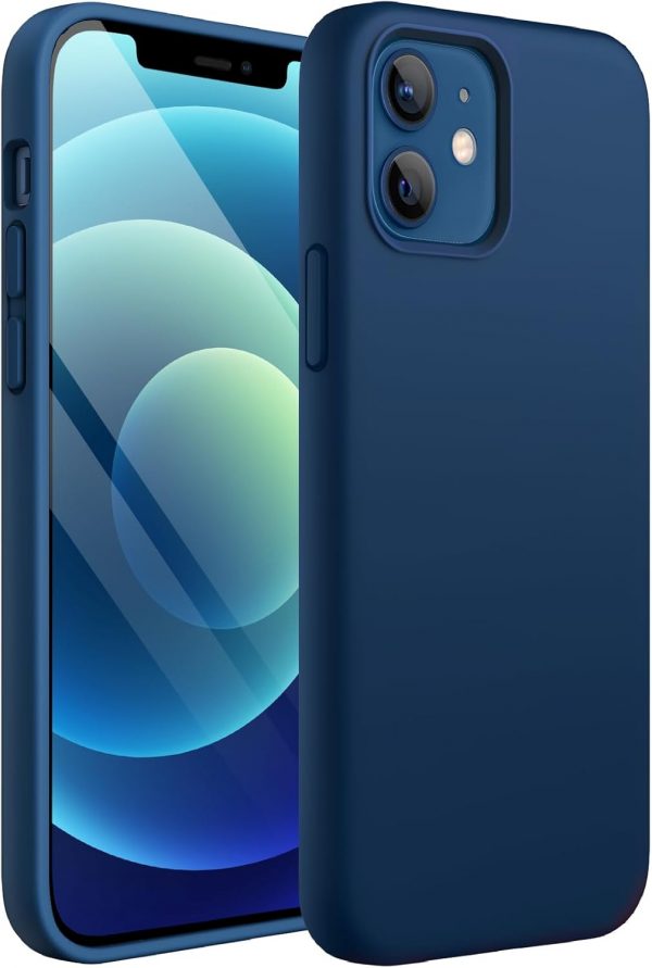 JETech Silicone Case for iPhone 12/12 Pro 6.1-Inch, Silky-So... - Image 2
