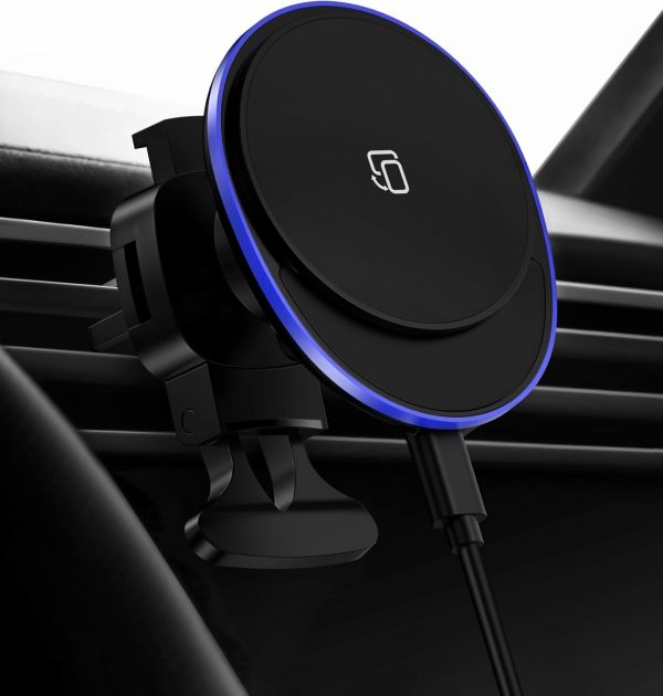 Samsung Galaxy S25 Edge Wireless Car Charger, 15W Magnetic C... - Image 2