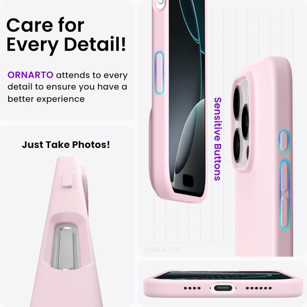 ORNARTO Compatible with iPhone 16 Pro Max Case 6.9", Slim Li... - Image 6