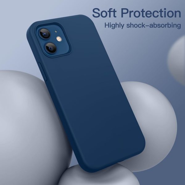 JETech Silicone Case for iPhone 12/12 Pro 6.1-Inch, Silky-So... - Image 5