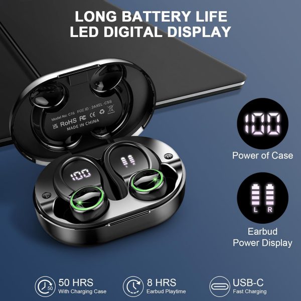 Wireless Earbuds, Bluetooth 5.4 Headphones with 4 ENC Noise ... - Image 6