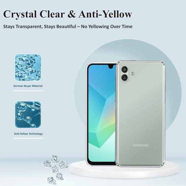 Pristine-Tech Clear Case For Samsung Galaxy A06 Case Non-Yel... - Image 4