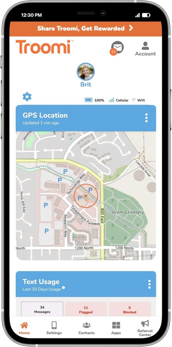 Troomi, Kids Phone, Parental Controls, GPS Tracking, Content... - Image 6