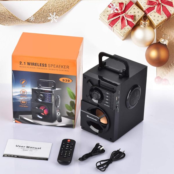 Portable Bluetooth Speakers with Subwoofer Wireless Stereo S... - Image 8