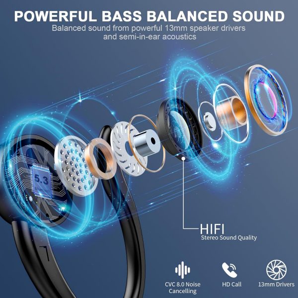 Wireless Earbuds, Bluetooth 5.4 Headphones with 4 ENC Noise ... - Image 4