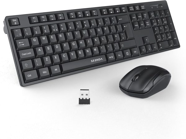 Wireless Keyboard and Mouse Set, 2.4G Wireless Keyboard Mous... - Image 2