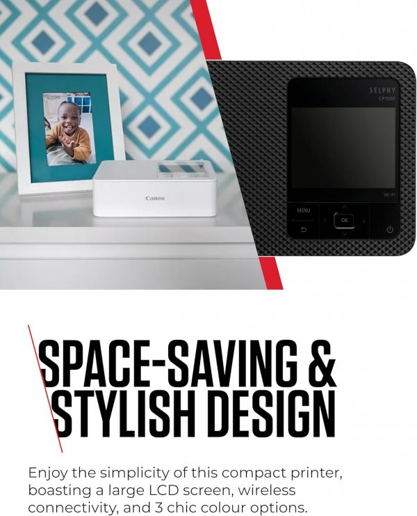 Canon SELPHY CP1500 Compact Photo Printer – Wireless Printin... - Image 11