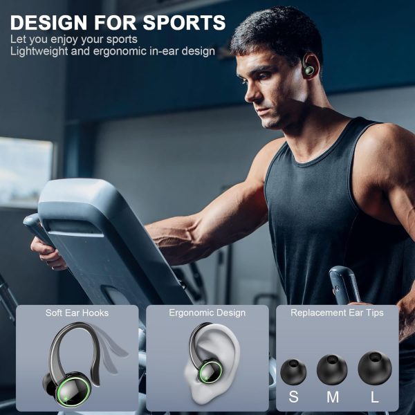 Wireless Earbuds, Bluetooth 5.4 Headphones with 4 ENC Noise ... - Image 5