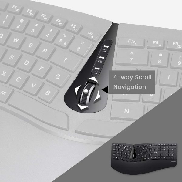 Perixx Periduo-605, Wireless Ergonomic Split Keyboard and Ve... - Image 7