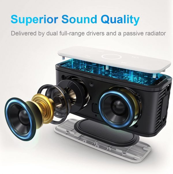 DOSS SoundBox Touch Portable Wireless Speaker with 12W HD So... - Image 3
