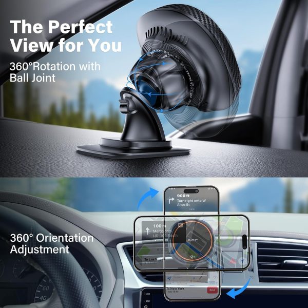 A2C Wireless Car Charger for Magsafe with USB-C PD Adpter, 1... - Image 4