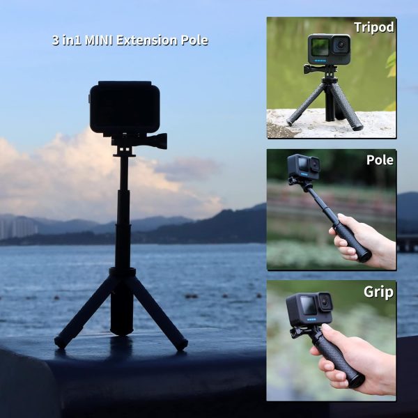 SOONSUN Mini Extendable Selfie Stick for GoPro, Portable Han... - Image 5