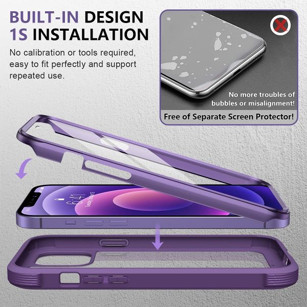 Miracase Compatible with iPhone 12/12 Pro Case 6.1 inch, [Bu... - Image 4