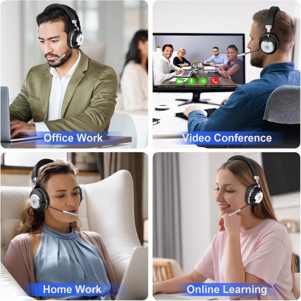Wireless Bluetooth Headset with Microphone | Noise Cancellin... - Image 8