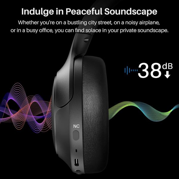 TOZO HT2 Hybrid Active Noise Cancelling Wireless Headphones,... - Image 4