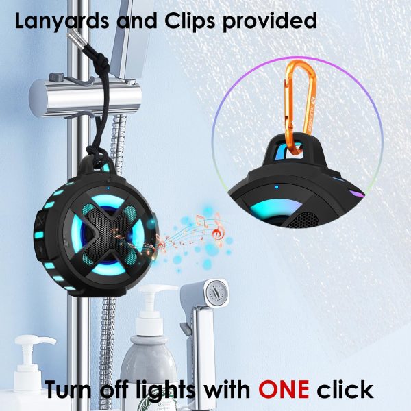 Upgraded, Bluetooth Speaker, Shower Speaker, Certified IP67 ... - Image 7