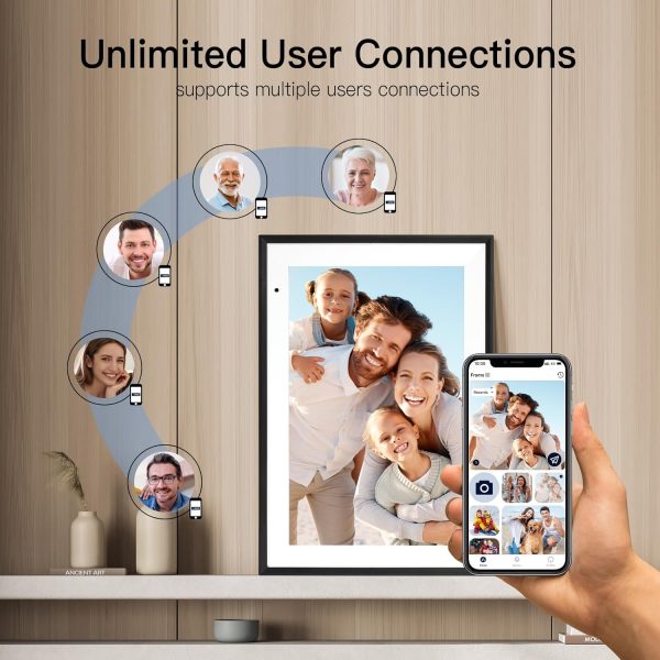 Funcare Digital Photo Frame 10.1 Inch, 1280 * 800 HD IPS Tou... - Image 8
