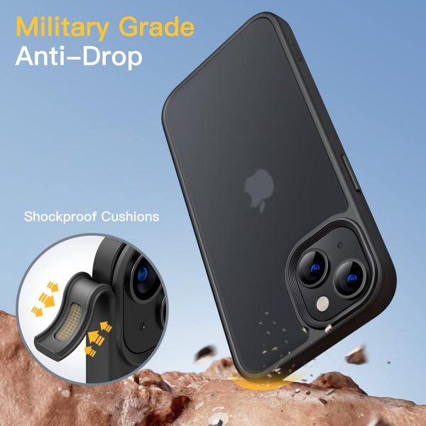 JETech Matte Case for iPhone 13 6.1-Inch, Shockproof Militar... - Image 4
