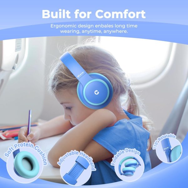 iClever BTH26 Active Noise Cancelling Headphones for Kids, 6... - Image 8