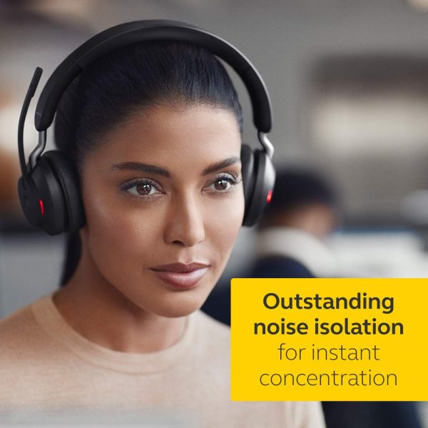 Jabra Evolve2 65 Wireless PC Headset – Noise Cancelling Micr... - Image 6