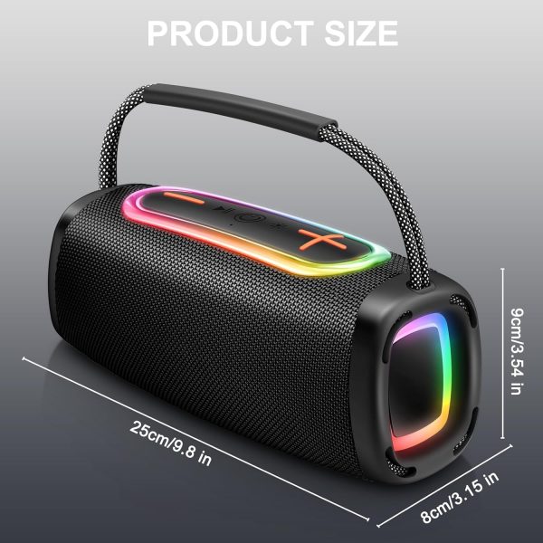 Portable Bluetooth Speaker with 24W Stereo Sound, BassUp, BT... - Image 7